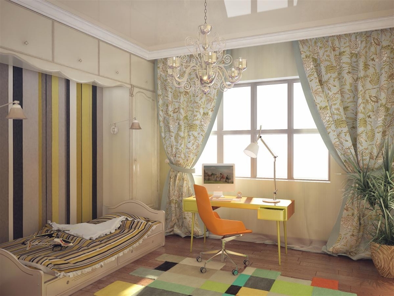 Детская комната - Дизайн интерьера и благоустройство территории в посёлке Ушаково 200 кв. м.