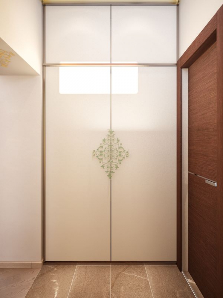 Встроенный шкаф - Дизайн интерьера таунхауса на ул.Барнаульская г. Тюмень