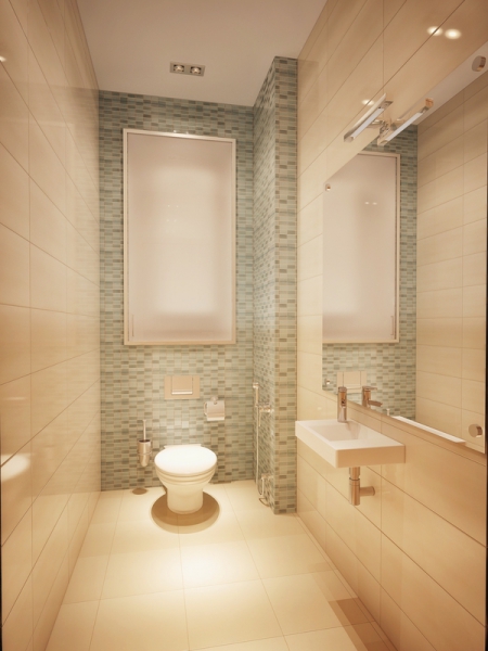 Оформление ванной комнаты - Дизайн интерьера квартиры г. Тюмень ул. Гольцова
