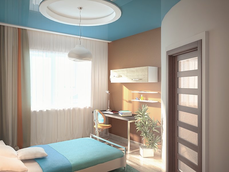 Детская комната с полукруглой стеной - Квартира в жилом комплексе «Солнечный остров» #2