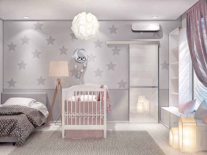 Воздушная детская-звезды - Дизайн интерьера квартиры, ул. 25 лет Октября