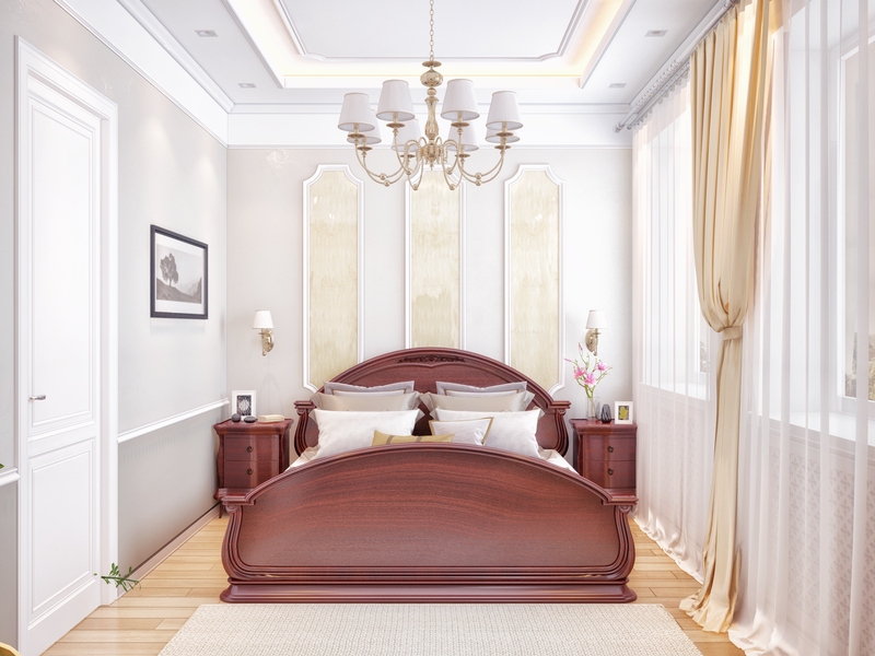 Дизайн гостевой комнаты в большом доме в классическом стиле - Дизайн дома для двух семей, Комарово