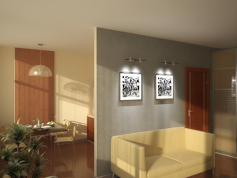 Декоративная штукатурка SanMarcoна стенах - Дизайн интерьера эргономичного офиса