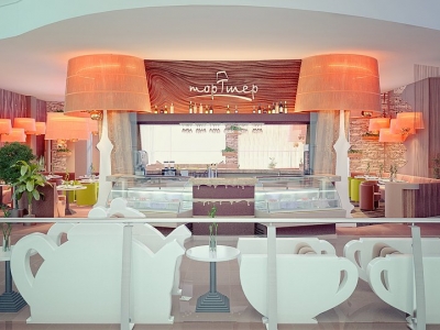 Дизайн интерьера кафе «Торшер»