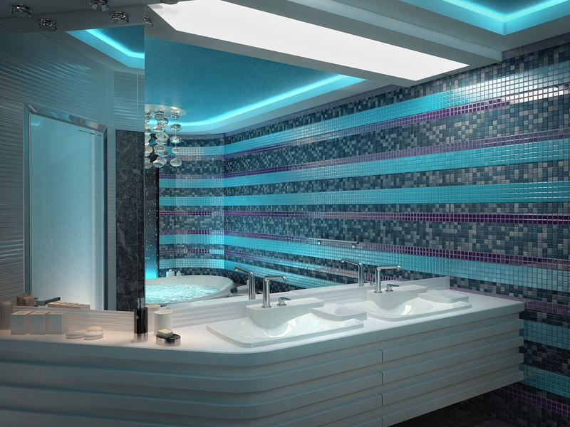 Ванная комната на две персоны  - Дизайн интерьера ванной комнаты