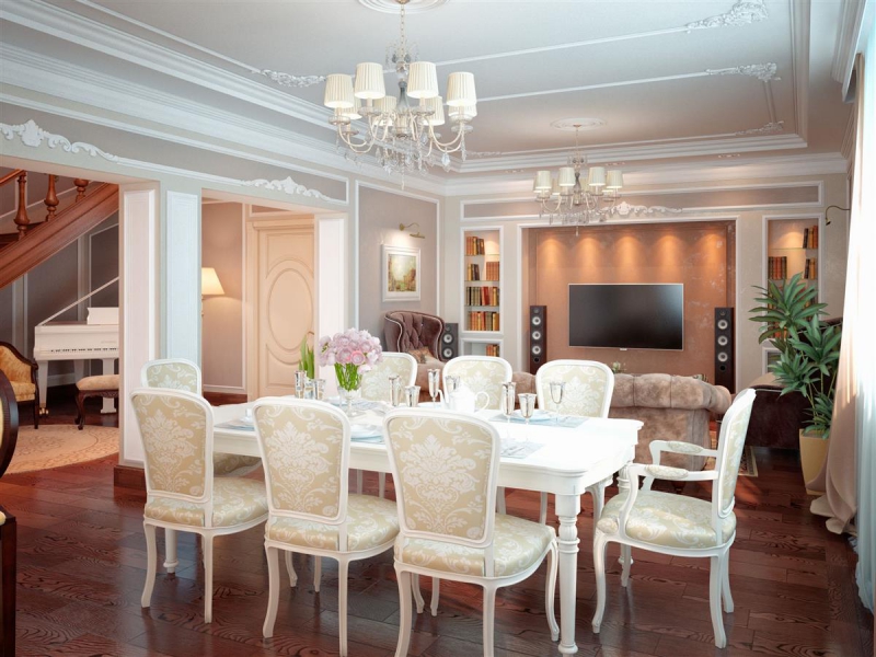 Гостиные (гостиные-столовые) - Дизайн интерьера гостиных - гостиные-столовые