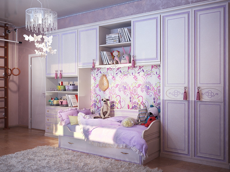 Детская комната в классическом стиле - Дизайн интерьера квартиры г. Нижневартовск, ХМАО-Югра