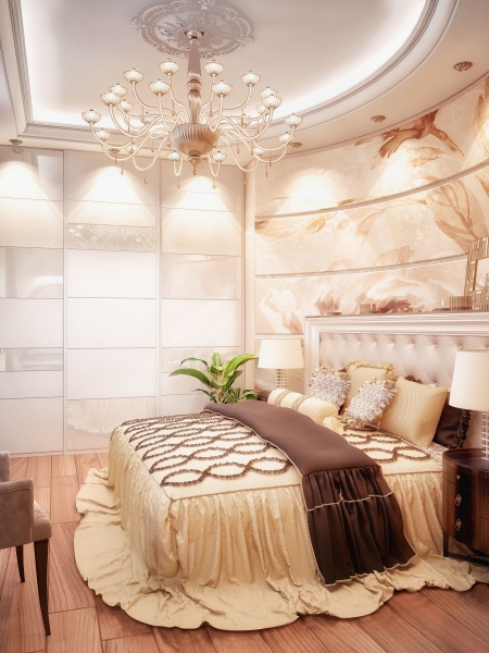 Спальня в классическом стиле - Дизайн интерьера коттеджа в пос. Московский