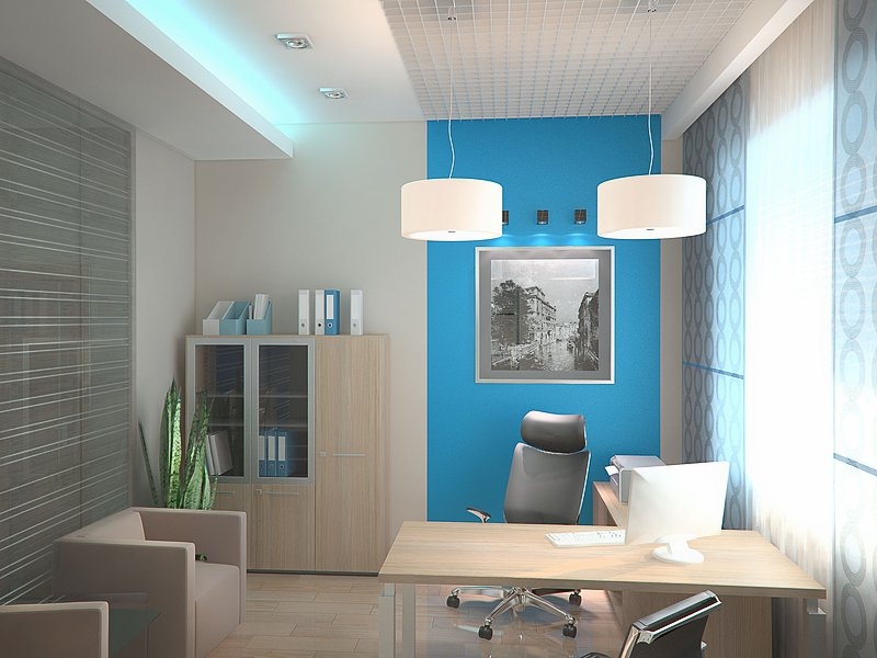 Встроенная подсветка - Дизайн интерьера офиса АИЖК