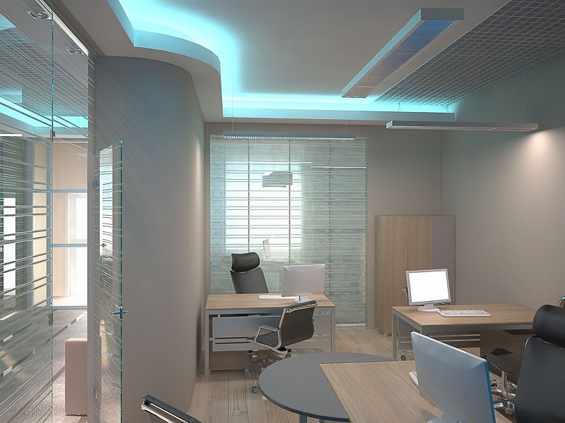 Офис в светлых тонах - Дизайн интерьера офиса АИЖК