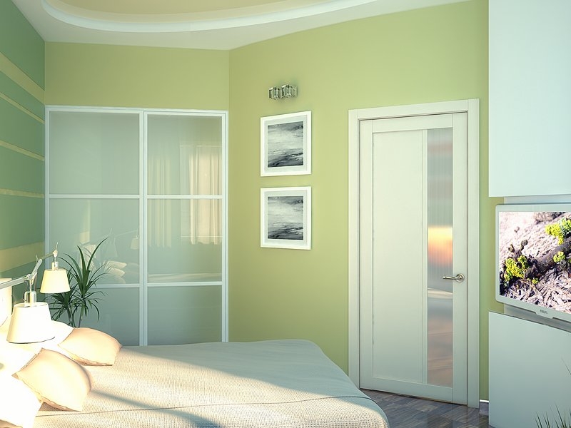 Спальня со встроенным шкафом - Квартира в жилом комплексе «Солнечный остров» #5